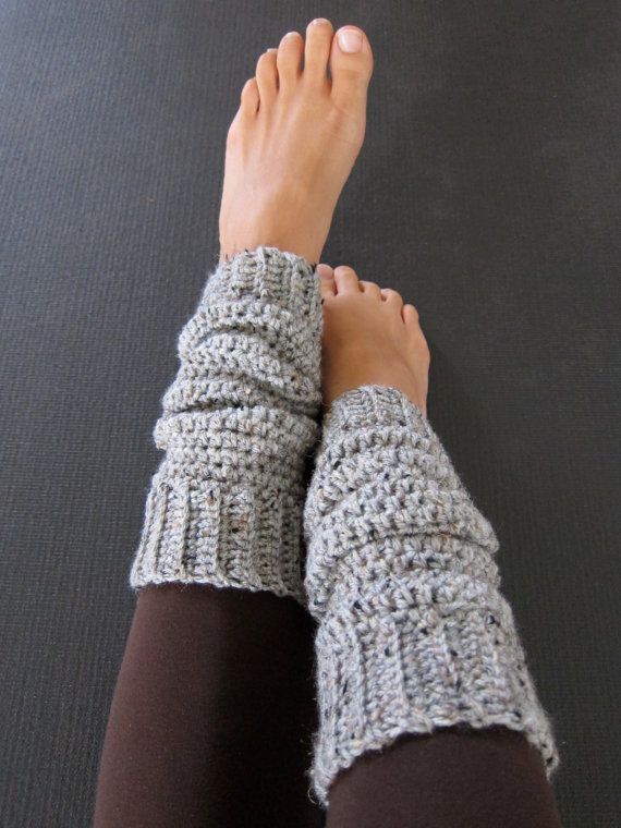 cozy grey crochet leg warmers by ajalove on etsy qharbog