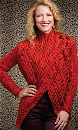 creative knitting a touch of luxe cardigan ... nzfcuvq