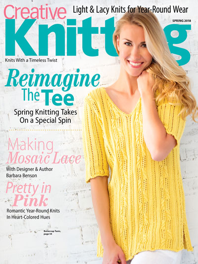 Creative Knitting Patterns creative knitting spring 2018 klfcvwp