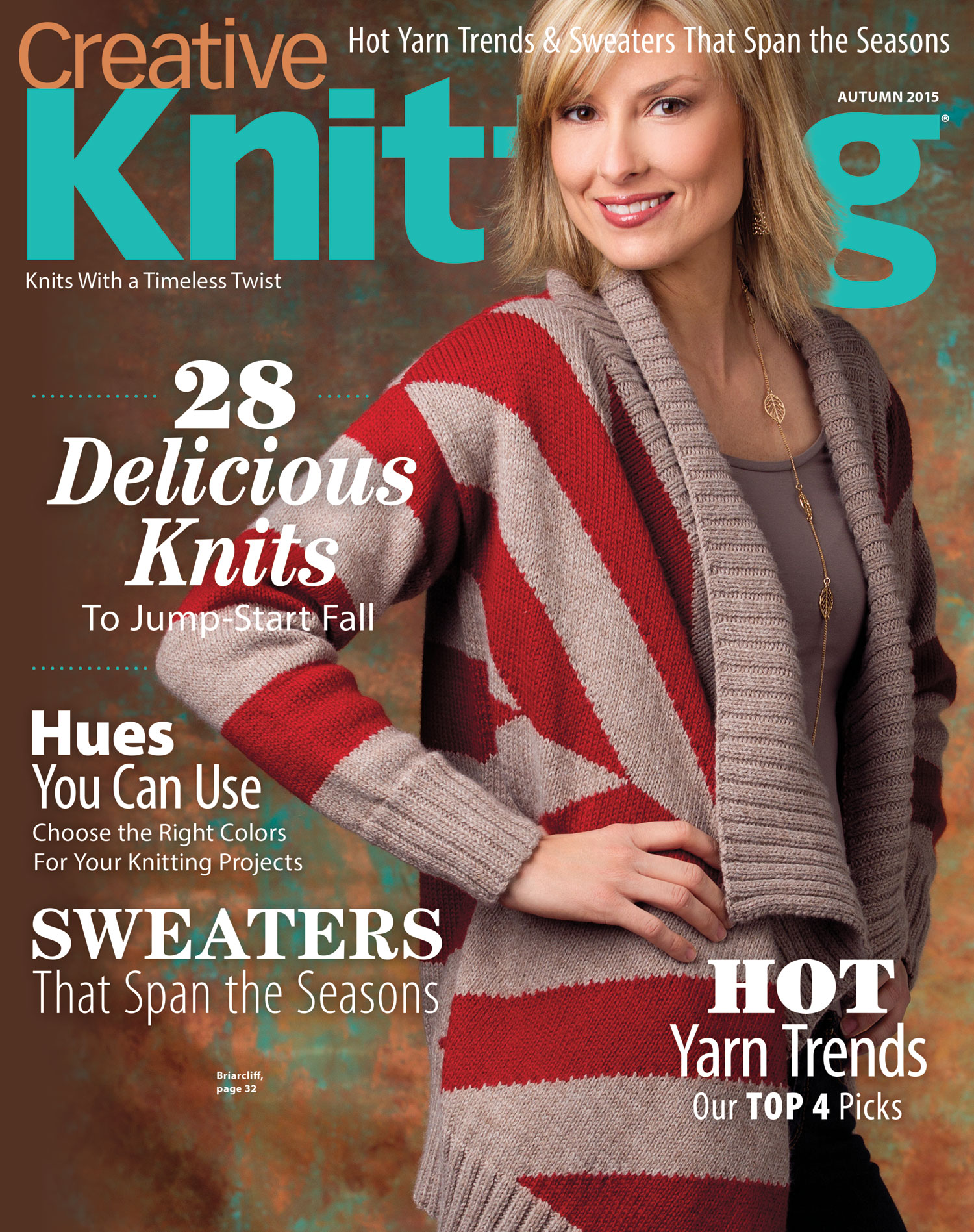 Creative Knitting Patterns the cover of creative knittingu0027s autumn issue! tuaidoj