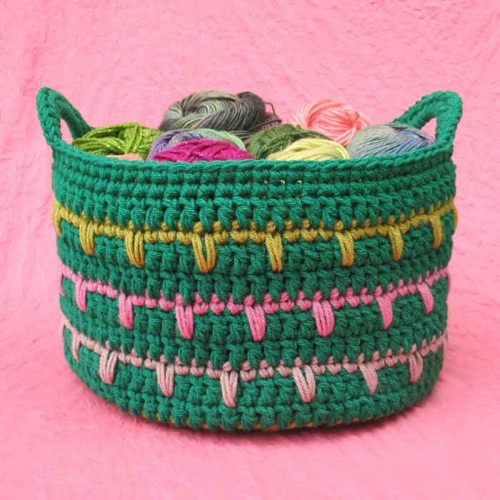 crochet basket pattern 11.http://www.yarnspirations.com/patterns/stash-basket-198331.html cbfczbx