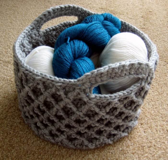 crochet basket pattern this crochet basket with trellis is a real little masterpiece. itu0027s almost bumcivd