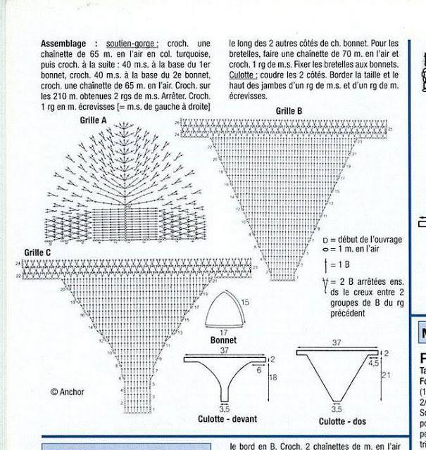 crochet bikini pattern bra pattern and 2 types of bikini nrapcft