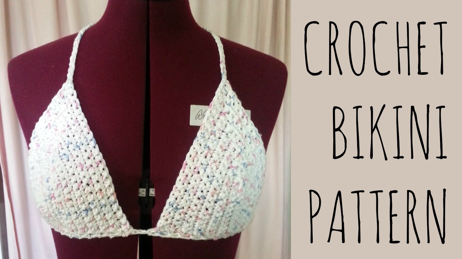 crochet bikini pattern crochet bikini top | easy pattern - youtube cfcctgy