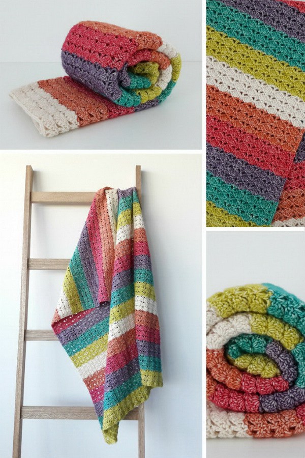 Crochet Blanket Patterns sea shell blanket kzaqnrl