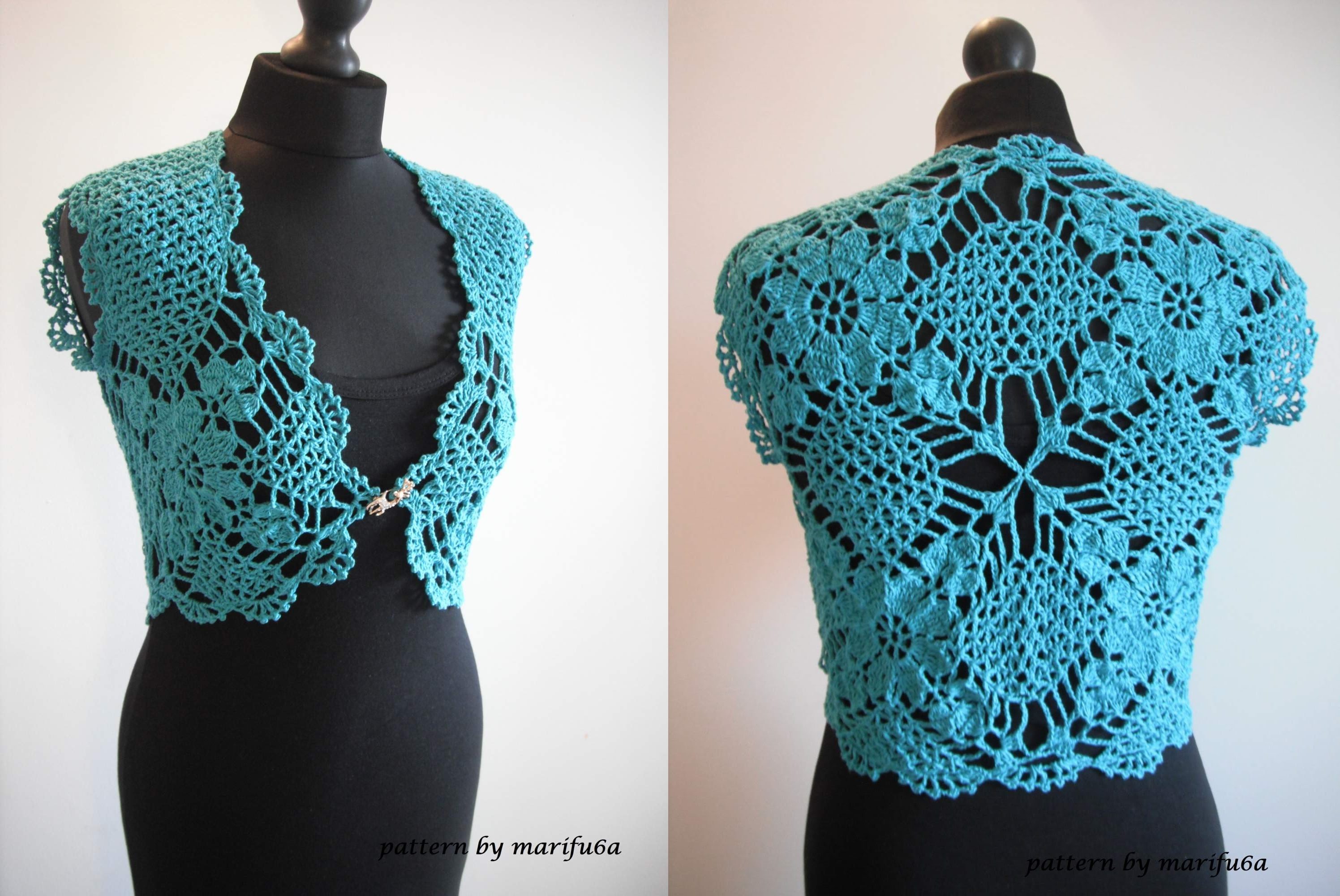 crochet bolero how to crochet mint bolero shrug chaleco free pattern tutorial by marifu6a kfwauef