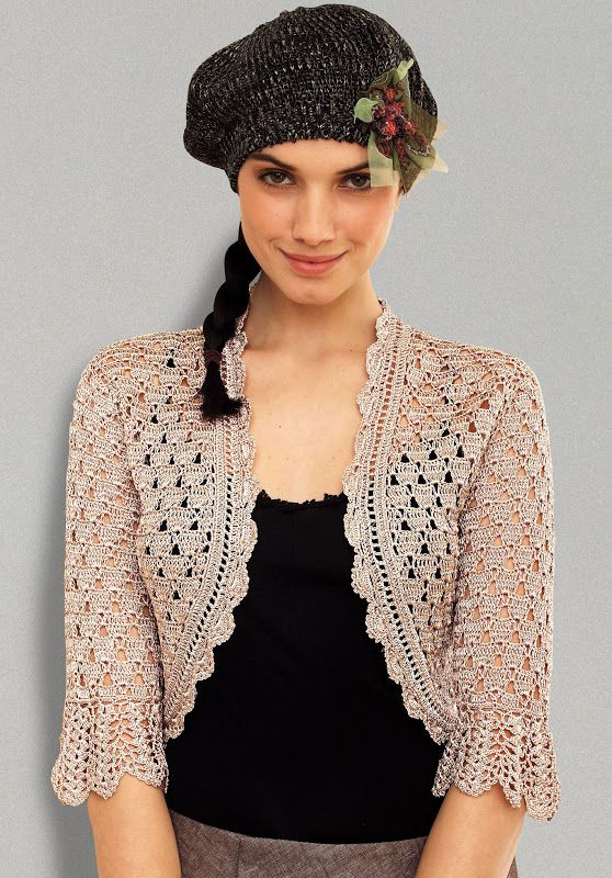 crochet bolero mypicot | free crochet patterns apawews