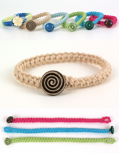 crochet bracelet crochet braid bracelet donationware crochet pattern : planetjune shop, cute  and realistic wmleman