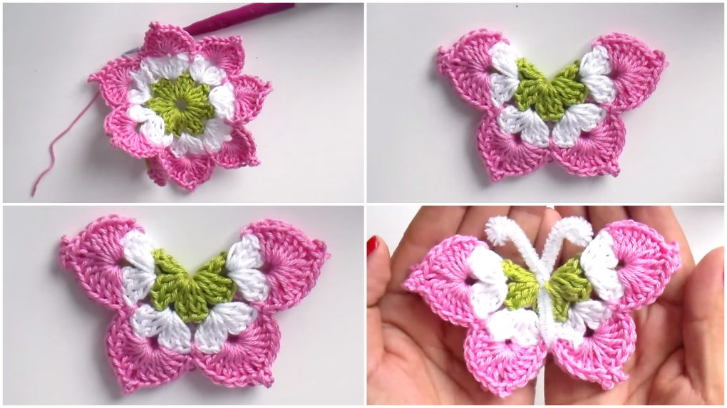 crochet butterfly lldkjmf