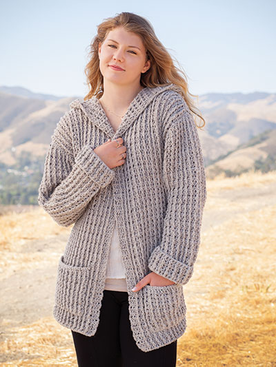 crochet cardigan pattern annieu0027s signature designs: hoodie cardigan crochet pattern uoaagpx