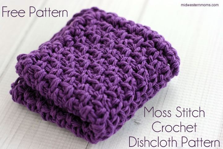 crochet dishcloth patterns moss stitch dishcloth pattern cmwypxj