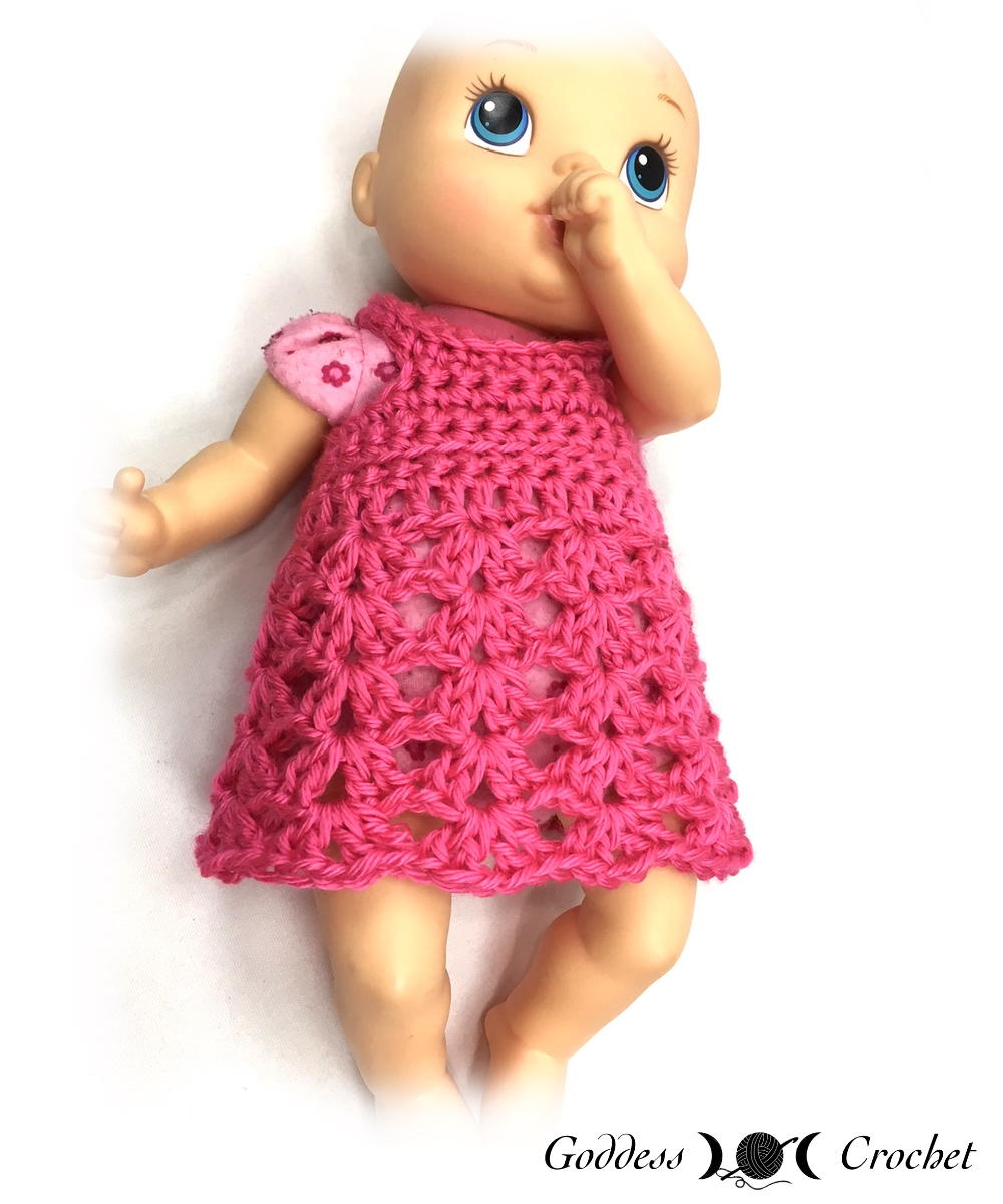 crochet doll baby doll dress jqgzslq