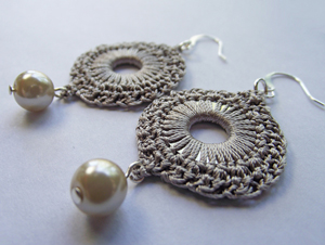 crochet earrings silk crochet circulare washer earrings :: free crochet thread earrings  roundup on ewdfmzh