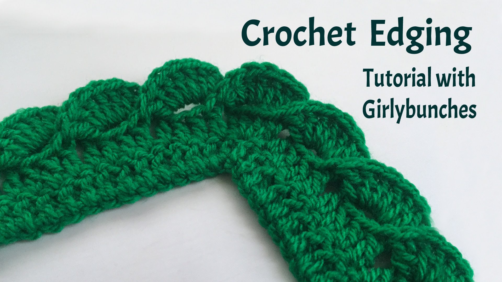 crochet edging crochet wave fan edging - tutorial | girlybunches - youtube qxnnukk