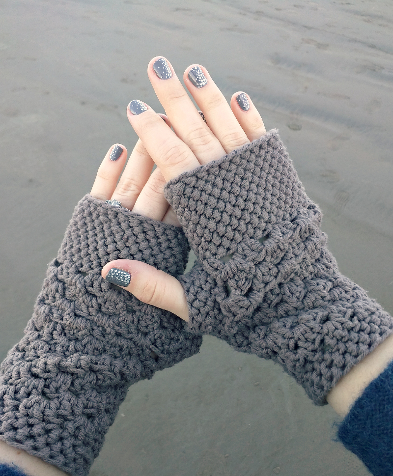 crochet fingerless gloves chunky fingerless gloves (free crochet pattern) fmfuprv