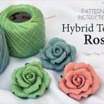 crochet flower pattern - crochet rose pattern - crochet pattern - brooch jfhxnsv