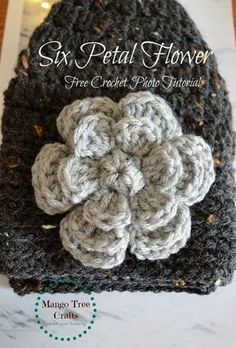 Crochet Flower Patterns crochet flower free pattern pvkozem