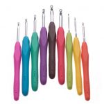 Crochet Hooks crochet hook set - ergonomic crochet hook set - soft rubber handles - tayyqno