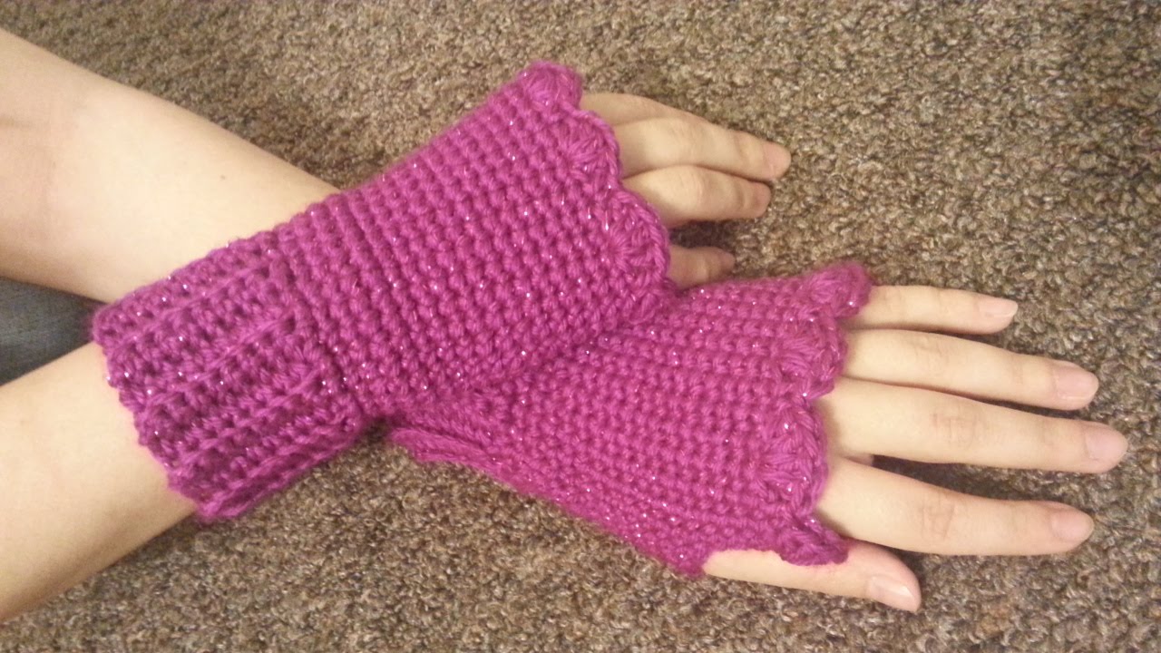 crochet how to #crochet fingerless gloves wristers #tutorial #155 learn  crochet - clbwbjh