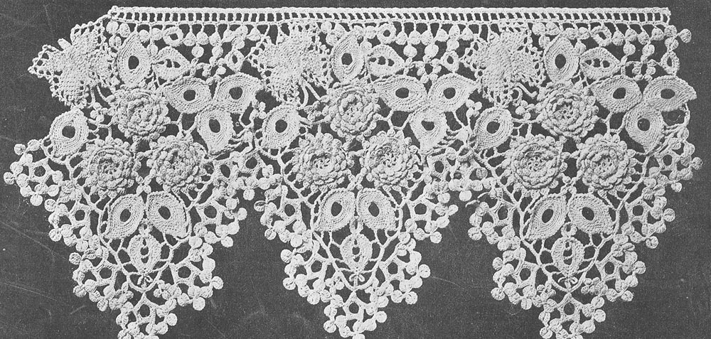 crochet lace pattern pdf 1601 antique 1916 6 1/2 inch butterfly lace trim crochet pattern ogjjwpt