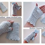 crochet mittens barbara summers mginslp