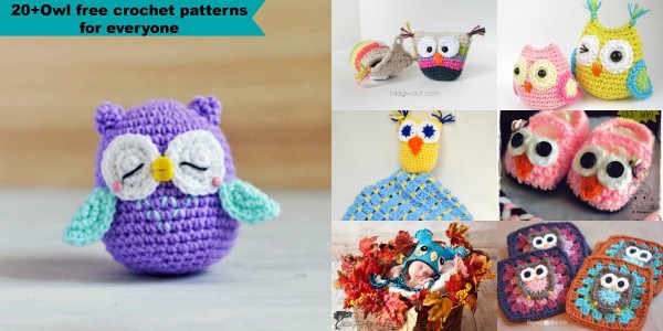 Crochet owl pattern 20+ owl free crochet patterns eedupox