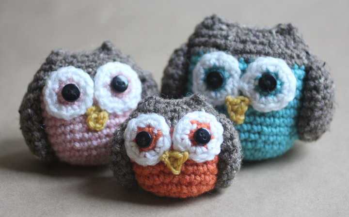 Crochet owl pattern crochet owl family amigurumi pattern rlzobpz