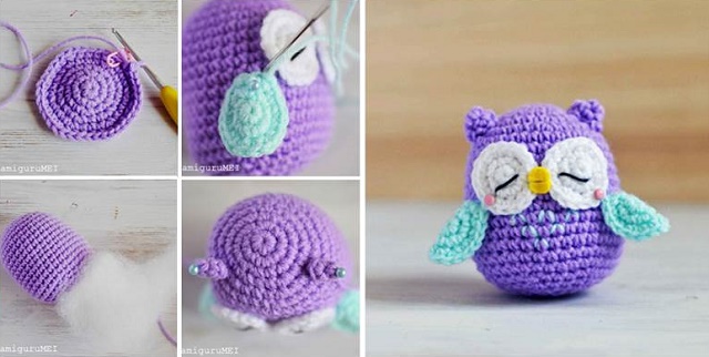 Crochet Owl Pattern – in Kids Fabrics