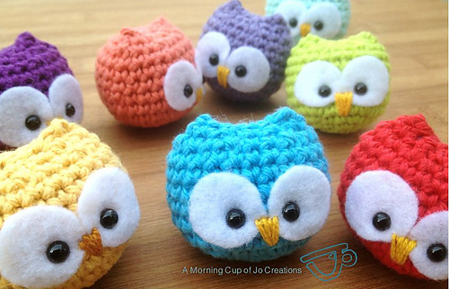 Crochet owl pattern ravelry: baby owl ornaments pattern by josephine wu obudwin