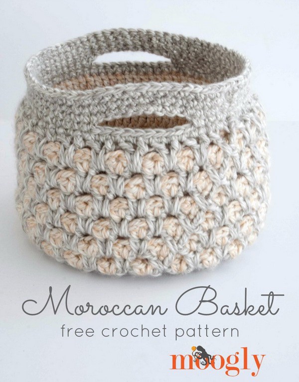 crochet patterns moroccan crochet basket ssxhefp