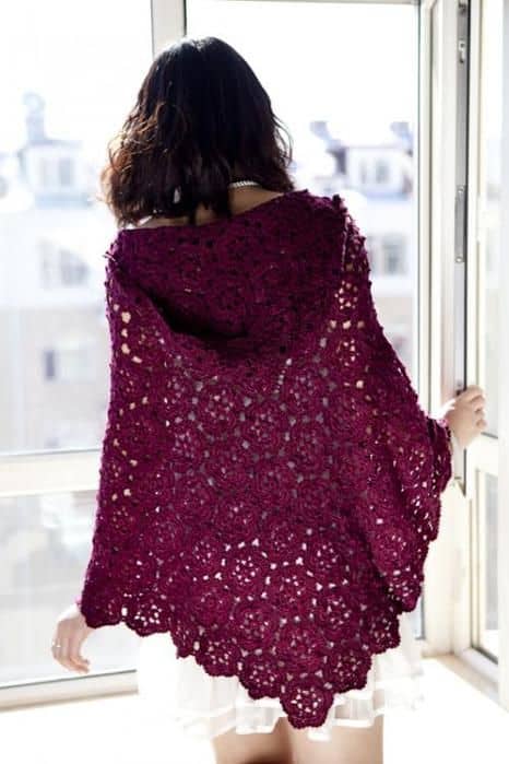 crochet poncho pattern fxgdjcy