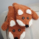 crochet projects crochet patterns and projects for teens - fox mittens - best free patterns imsoarl
