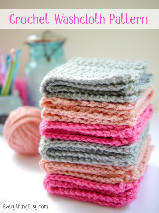 crochet projects crochet washcloth pattern - free on everythingetsy.com cpyosod