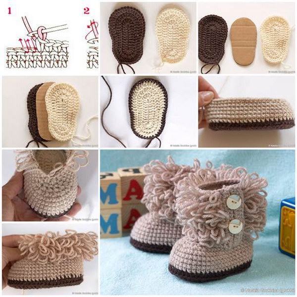 crochet projects diy ugg style crochet booties gdskcwx