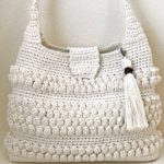 crochet purse with tassel pattern - easy crochet bag - crochet handbag - lbyxdov