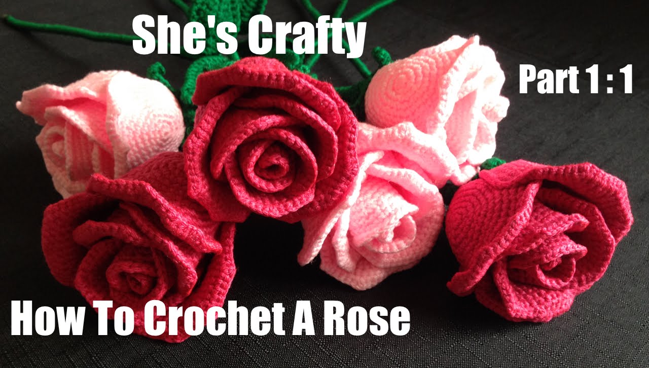 crochet rose how to crochet a rose: easy crochet lessons to crochet flowers part 1:1 ybnpzls