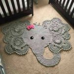 crochet rug crochet elephant rug pattern cudfdiy