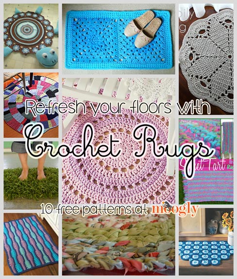 crochet rug patterns refresh your floors with crochet rugs: 10 free patterns! ozutzyr