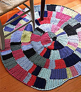 crochet rugs shaker-inspired rug - free crochet rug patterns ymzfbgj