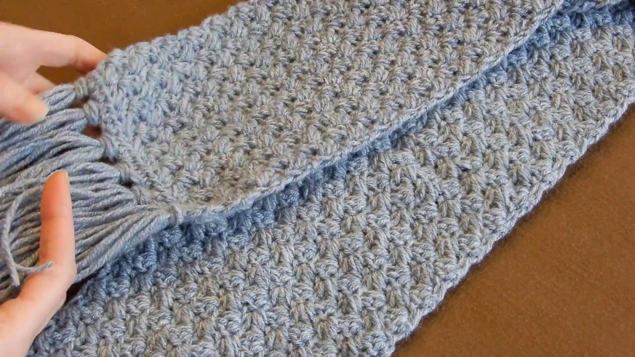 crochet scarf tutorial | easy elegant and simple | beginner level amezsyu