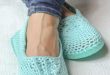 crochet shoes cotton yarn and a flip flop sole make this free crochet tqpoupl