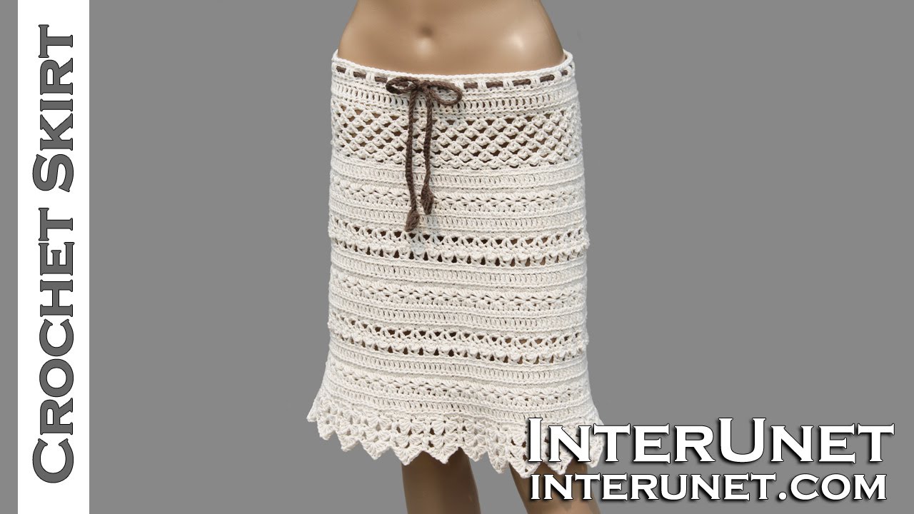crochet skirt pattern lace skirt crochet pattern - youtube jnxegvc