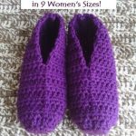 crochet slipper patterns eyeloveknots: quick and easy slipper socks in 9 womenu0027s sizes - free crochet znavjzx