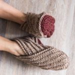 Crochet Slippers rustic wrap slippers crochet kit | craftsy bkbssnq