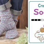 crochet socks pattern + tutorial mivnnce