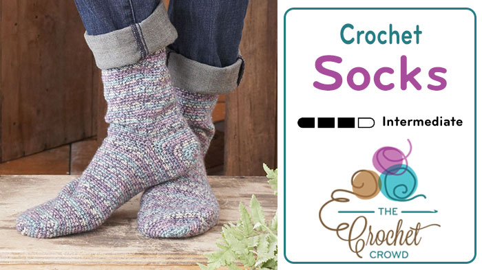 crochet socks pattern + tutorial mivnnce
