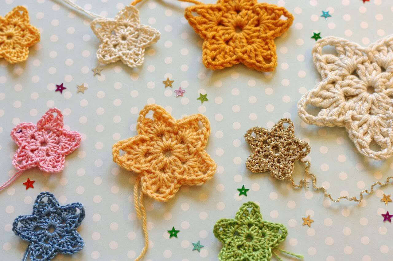 crochet star pattern 9.crochet easy star colour free pattern nikpklz
