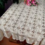 crochet tablecloth 100% handmade table cover, crochet pattern bowknot table topper  rectangular, oblong crochet yzfsgds