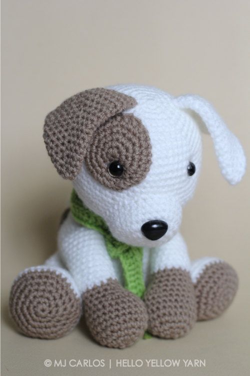 crochet toys crochet amigurumi puppy dog pattern only jack by helloyellowyarn wqdoyrf