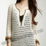 crochet tunic this is very interesting, elegant and at the same time very simple crochet xrkixan
